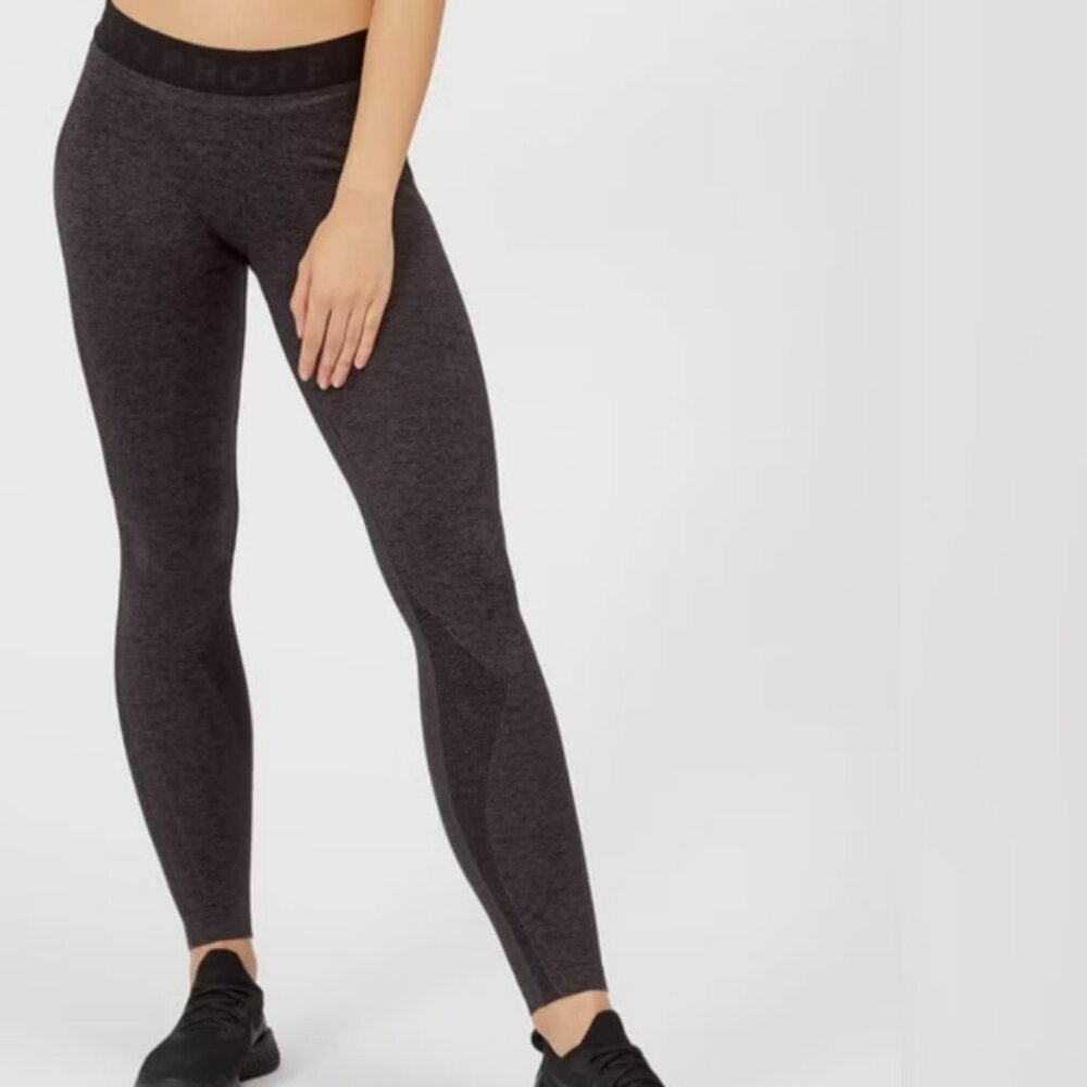 MyProtein Inspire Seamless Leggings Slate Gray Womens Size Small Athletic Yoga